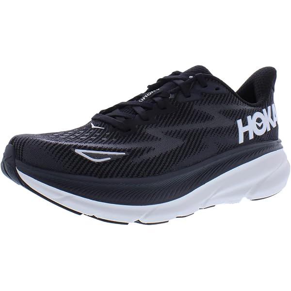Amazon | HOKA ONE ONE(ホカ オネオネ) CLIFTON 9 BLACK/WHITE 28.0CM
